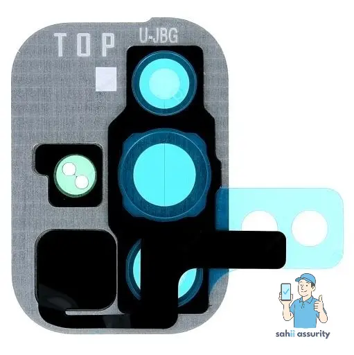 Camera Lens Glass with Frame for Samsung Galaxy A71 Silver thumbnail